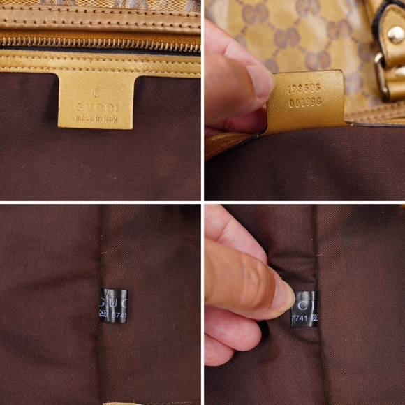 AX09❤️ Gucci GG Plus Monogram Joy Boston bag - Picture 12 of 14